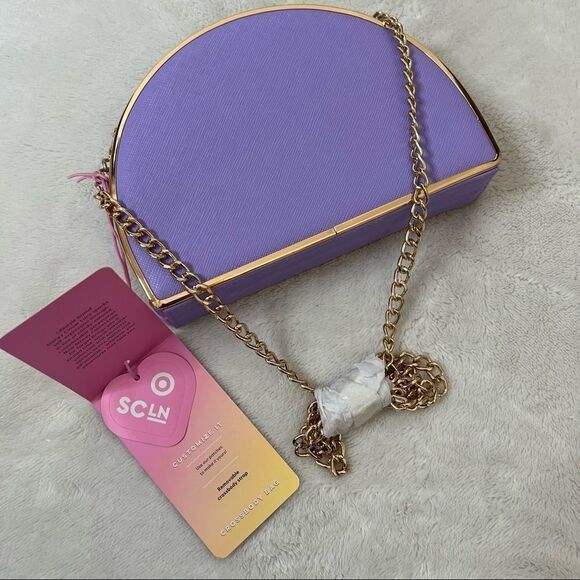 Stoney Clover Lane x Target Rainbow Crossbody Bag Lavender NWT - Picture 5 of 6